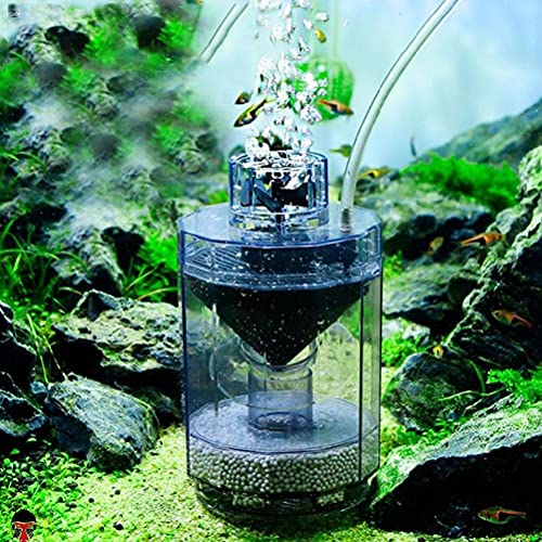 Aquarium Fisch Hocker Saugnapf Abfallsammler Fisch Tank Filter Zubehör Fisch Kotreiniger Filter Fisch Kotsammler Sammeln Separator Ausrüstung Fisch Hocker Typ Staubsauger Zubehör (A) von Mrisata