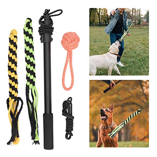 Mrisata Flirtstange Spielzeug Flirtstange Interaktives Spielzeug Flirtstange Hunde Flirtstange Hunde Hundeseilspielzeug Flirtstange Spielzeug Mehrzweck Einziehbares Training von Mrisata