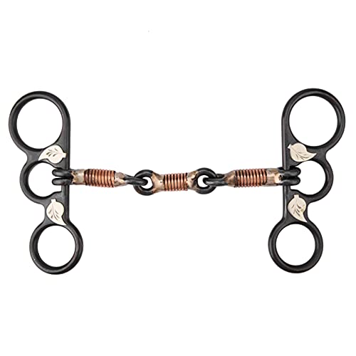 Western-Allzweck-Ring-Pferdetrense aus Rostfreiem Stahl mit Rollengelenk, Mundtrense, mit Draht Umwickelter Mund, Pferde-Kautrainingsgebiss mit Kupferdraht Umwickelt, Monat Western-Allzweck-Ring-Pferdetrense aus Rostfreiem Stahl mit Rollengelenk, Mundtrense, mit Draht Umwickelter Mund, Pferde-Kautrainingsgebiss mit Kupferdraht Umwickelt, Monat von Mrisata