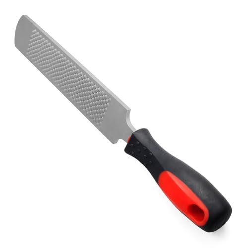 Mriuuod Hufraspel, 45,7 cm Hufraspel, Kohlenstoffstahl, Hufraspel, Trimmwerkzeug, Pferderaspel mit Griff, geeignet für Pferde, Esel, Kuh, Ziege, Tierhufe Mriuuod Hufraspel, 45,7 cm Hufraspel, Kohlenstoffstahl, Hufraspel, Trimmwerkzeug, Pferderaspel mit Griff, geeignet für Pferde, Esel, Kuh, Ziege, Tierhufe von Mriuuod