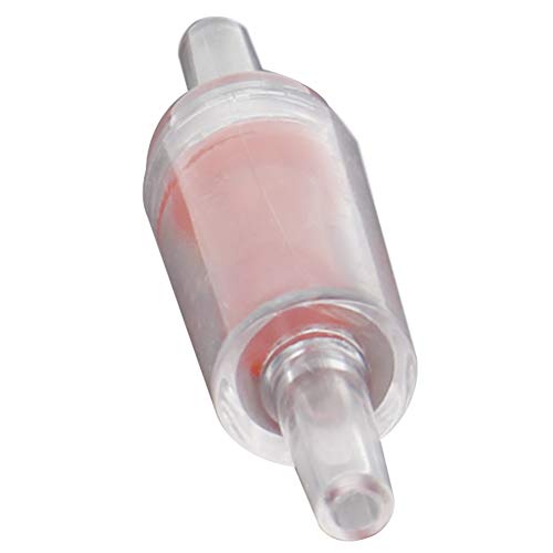 MroMax Rückschlagventil für Luftpumpe, Einwegventil, Rückschlagventil für Aquarien, rot, transparent, 16 Stück von MroMax