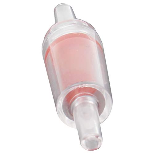 MroMax Rückschlagventil für Luftpumpe, Einwegventil, Rückschlagventil für Aquarien, rot, transparent, 6 Stück von MroMax