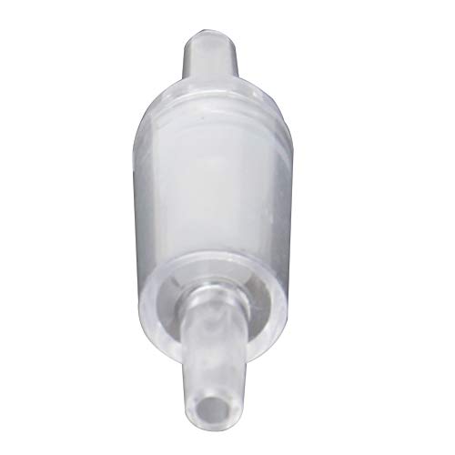 MroMax Rückschlagventil für Luftpumpe, Einwegventil, Rückschlagventil für Aquarien, weiß, transparent, 6 Stück von MroMax