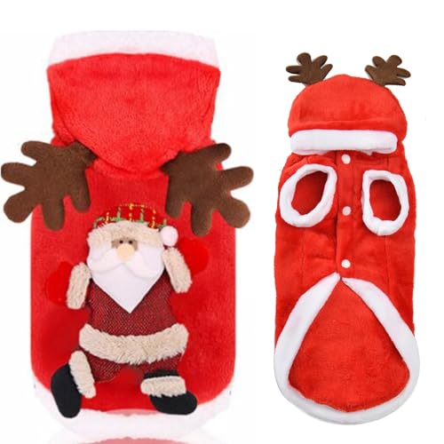 Hundekostüm Weihnachten, Haustier-Elch-Weihnachtskostüm, Haustier Winter Welpen Kleidung, Weihnachten Hundekleidung, Weihnachts Katze Kleidung, Winterwarme Kleidung für Haustiere Hundekostüm Weihnachten, Haustier-Elch-Weihnachtskostüm, Haustier Winter Welpen Kleidung, Weihnachten Hundekleidung, Weihnachts Katze Kleidung, Winterwarme Kleidung für Haustiere von Mrracxy