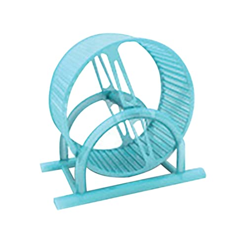 1PC Hamster Wheel Pet Comfort Treadmill Running Wheels Quiet Hamster Exercise Wheel Silent Spinner Large and Easy Attach to Wire Cage for Small Animals(Blue) von Mskmnkot
