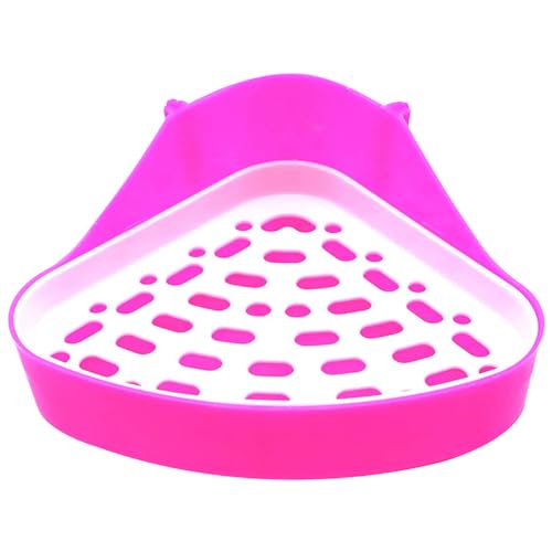 Bunny Litterbox Dual -Layer -Ecke 9.7x6.9x3.7in Kunststoff Meerschweinchen -Katzentoilette mit Fixierer Abnehmbarer waschbarer Hamster Frettchen kleines Tier Bunny Litterbox Dual -Layer -Ecke 9.7x6.9x3.7in Kunststoff Meerschweinchen -Katzentoilette mit Fixierer Abnehmbarer waschbarer Hamster Frettchen kleines Tier von Mskmnkot