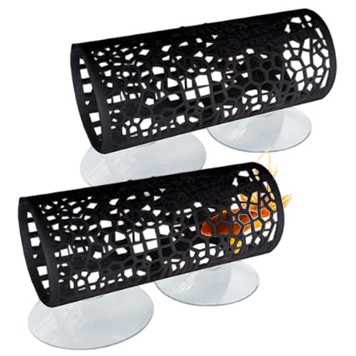 Mskmnkot 2pcs Betta-Tunnel, 4x2-Zoll-Hohlkastzstoff-Betta-Hängematte mit Saugbecher, wiederverwendbarer Aquariumtunnel für kleine Tankfisch-Hängematte Mskmnkot 2pcs Betta-Tunnel, 4x2-Zoll-Hohlkastzstoff-Betta-Hängematte mit Saugbecher, wiederverwendbarer Aquariumtunnel für kleine Tankfisch-Hängematte von Mskmnkot