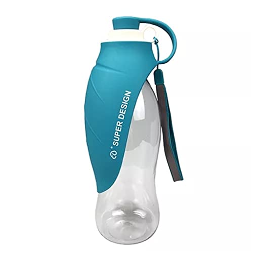 580ml tragbare Haustier Hund Wasserflasche weiche Klinge Design Reise Hundeschale für Welpen trinken im Freien Haustier Wasserspender (grün) von Msuiiixcccc