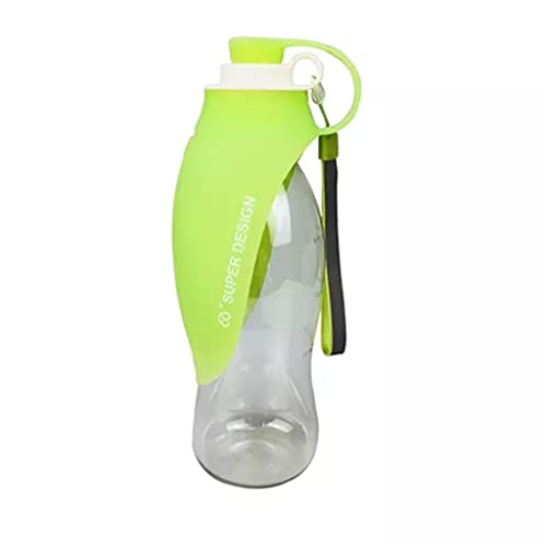 580ml tragbare Haustier Hund Wasserflasche weiche Klinge Design Reise Hundeschale für Welpen trinken im Freien Haustier Wasserspender (orange) von Msuiiixcccc