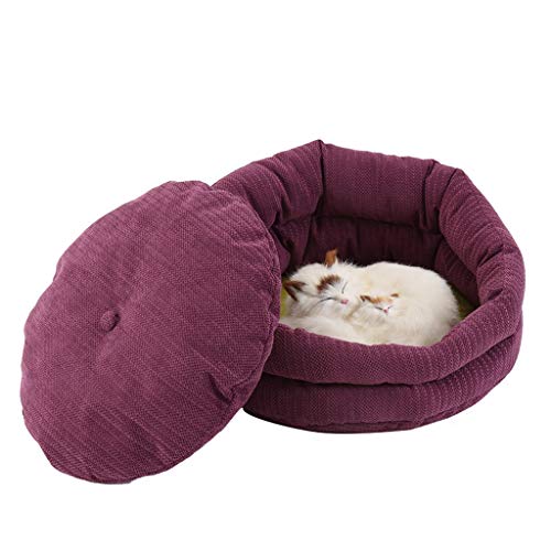 Haustier-Bett Hund Katze Bett Weiches warmes Kissen Vier Jahreszeiten Waschbar Kratzfest für kleine und mittlere Haustiere Haustier-Bett Hund Katze Bett Weiches warmes Kissen Vier Jahreszeiten Waschbar Kratzfest für kleine und mittlere Haustiere von Msuiiixcccc