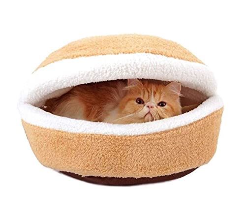 Haustier-Bett Katze Haustierbett Weiche Innen geschlossene Höhle/Haus für Katzen, Kätzchen und kleine Haustiere Rutschfeste wasserabweisenden Boden für Welpen, Kätzchen und neugeborene Haustiere Haustier-Bett Katze Haustierbett Weiche Innen geschlossene Höhle/Haus für Katzen, Kätzchen und kleine Haustiere Rutschfeste wasserabweisenden Boden für Welpen, Kätzchen und neugeborene Haustiere von Msuiiixcccc