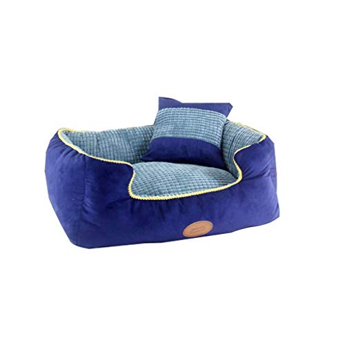 Haustier Betten für Hund Zwinger Abnehmbare und waschbar Teddy Hund Bett Golden Retriever Hund Schlafen Großer kleiner Hund Haustier Nest Supplies Four Seasons Katze Litter Haus für Katzen Y (B von Msuiiixcccc