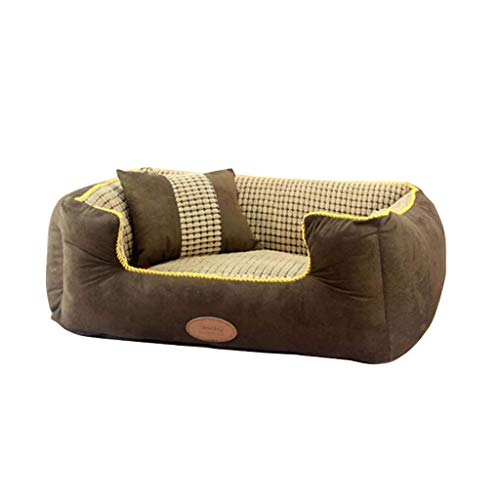 Haustier Betten für Hund Zwinger Abnehmbare und waschbar Teddy Hund Bett Golden Retriever Hund Schlafen Großer kleiner Hund Haustier Nest Supplies vier Jahreszeiten Katze Litter Haus für Katzen Y (c von Msuiiixcccc
