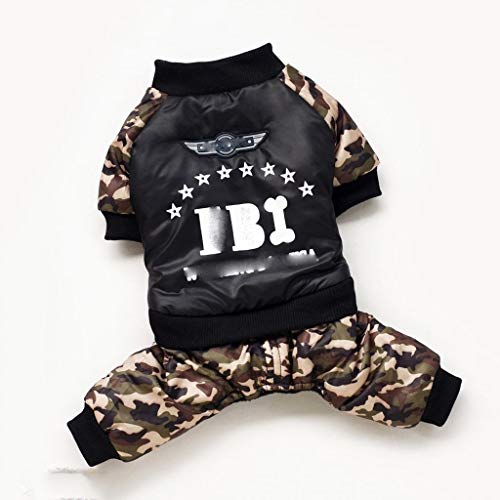 Haustier Hundebekleidung Pelz Winter Warm Oberbekleidung Dicker Hundekleidung Gepolsterte Jacke Mode Haustier Produkte Kleidung für Hunde Welpen (Größe: X-Large) (Groß) von Msuiiixcccc