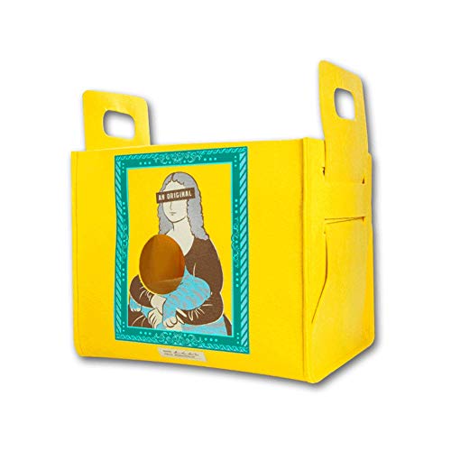 Haustier Hundebett Haustiertasche Tragbar Krippe Größe für kleine Hunde 35x25x30cm (L x B x H) (Gelb) von Msuiiixcccc