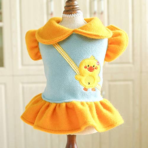 Haustier Kleidung Teddy Pommern Bichon Kleiner Hund Herbst und Winter Niedlichen Anke Kleid Wolle Lätzchen (Größe: Large) (X) von Msuiiixcccc