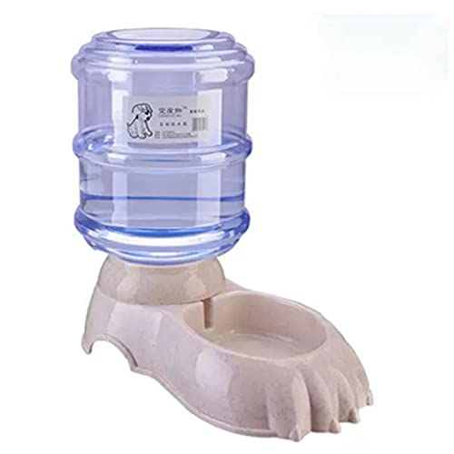Haustierzubehör Hundezuführung Hundezubehör Automatische Zubringer Hundewasserspender 3,8L Tragbare Hundewasserflaschenschüssel (A 3,8L) von Msuiiixcccc