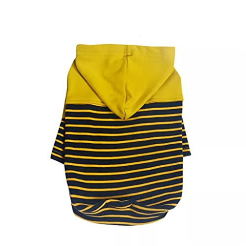 Hundebekleidung Herbst und Winter Plus Samt Warm Pullover Katze Zweibeiniges Haustier Kleidung Kapuzenpullover Warm und komfortabel (Farbe : B Größe: M-Code) (B XL-Code) von Msuiiixcccc