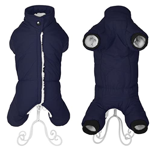 Hundebekleidung Winter Hündin Hundebekleidung Overall Verdicken Warm Hundekostüm Welpen Pommer-Pudel Mantel Französische Bulldogge (Farbe: Größe : Code XXXL) (BS-Code) von Msuiiixcccc