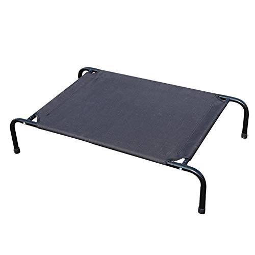 Hundebett Kühlung Erhöhtes Tierbett aus Netz Teslin Feuchtigkeitsbeständige Antirutschmatte Waschbar Größe für kleines, mittelgroßes Tier (55x95x20cm) von Msuiiixcccc