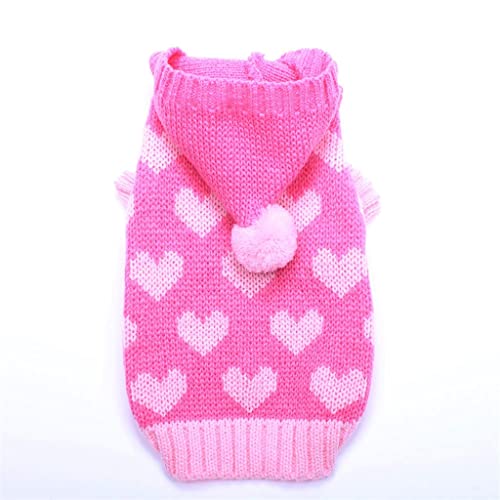 Hundehemd Hoodie JumperPet Puppy Mantel Warme Kleidung für Hunde Klein Medium (Farbe: A Größe: L Code) (B XScode) von Msuiiixcccc