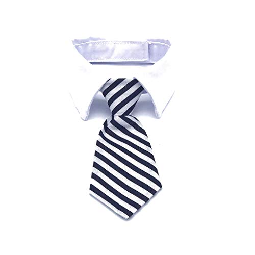 Hundepflege Katzen Einstellbare Fliege Gestreift Tier Fliege Gestreift Halsband Pet Colorful Halsband Weiße Hundebinder Hochzeit (Farbe : F Größe : Groß) (F Klein) von Msuiiixcccc