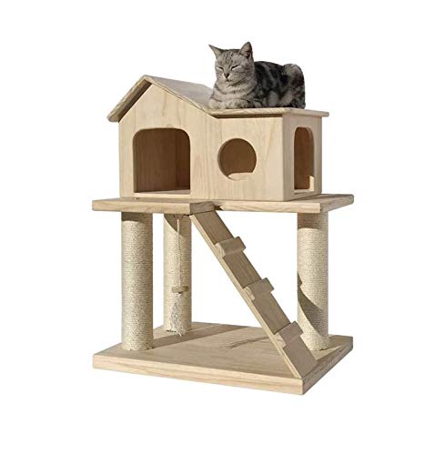 Johannisbeere - Vollholz mit Marmeladenbäumen auf mehreren Ebenen mit Kletterbrettern Kletterleiter Cat Condo und hängendes Spielzeug für Katzen und Kätzchen Katze Turm Möbel Johannisbeere - Vollholz mit Marmeladenbäumen auf mehreren Ebenen mit Kletterbrettern Kletterleiter Cat Condo und hängendes Spielzeug für Katzen und Kätzchen Katze Turm Möbel von Msuiiixcccc