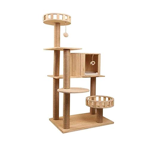 Katze Apartment - Katze Kletterstand Tuff Hohe Katze Baum Unterhaltung Spielplatz Möbel für Katzen Kätzchen - Multifunktionale Katze Apartment von Msuiiixcccc