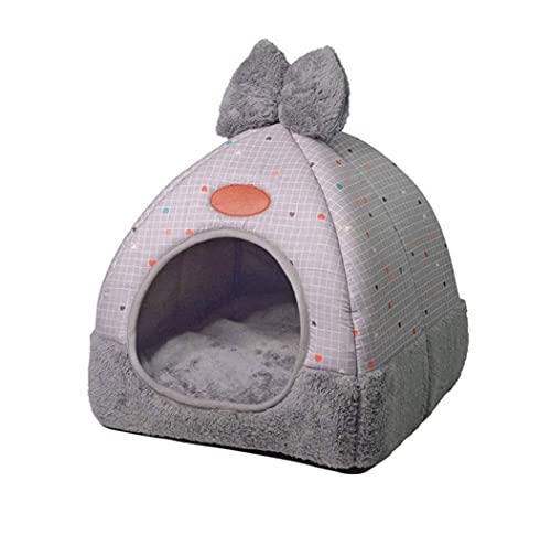 Katzenbett Kuschelbett Katzenbett Weiche verdeckte geschlossene überdachte Höhlen/Haus für Kätzchen und Kleinkinder für Welpen Kätzchen und Neugeborene Tiere Grau Katzenbett Kuschelbett Katzenbett Weiche verdeckte geschlossene überdachte Höhlen/Haus für Kätzchen und Kleinkinder für Welpen Kätzchen und Neugeborene Tiere Grau von Msuiiixcccc