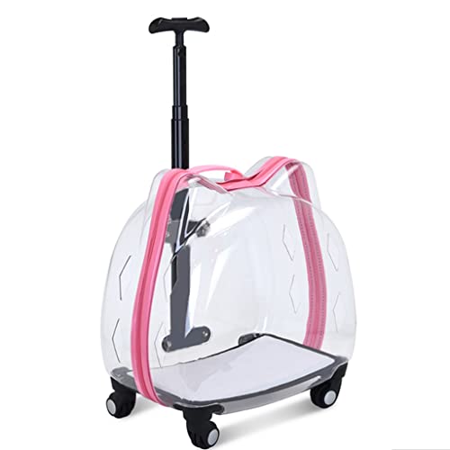 Pet Trolley Tasche Koffer 360° Panorama Transparent Transporttasche Große Kapazität Pet Trolley Tasche Koffer 360° Panorama Transparent Transporttasche Große Kapazität von Msuiiixcccc
