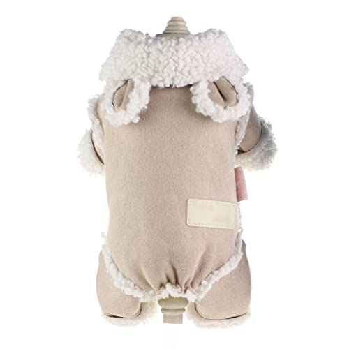 Thicken Pet Kleidung Winter Hund Kleidung Welpen Outfit Kleine Hund Overall Mantel Jacke Schreien Para Perro Pommerschen Schnauzer (Farbe : A Größe: XScode) (A XL Code) von Msuiiixcccc