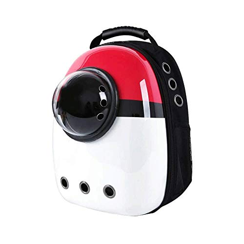 Tragbare Haustier Reisen Atmungsaktiver Rucksack Space Capsule Schaum Design und Welpe wasserdichte Handtasche Rucksack (A) von Msuiiixcccc