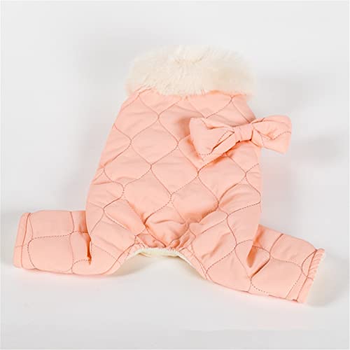 Warme Hundebekleidung Winter Haustier Kleidung Overall Welpe Kleiner Hund Kostüm Outfit Yorkshire Pommern Bichon Schnauzer Mantel (Farbe : B Größe: XL Code) (Ein XXL-Code) von Msuiiixcccc