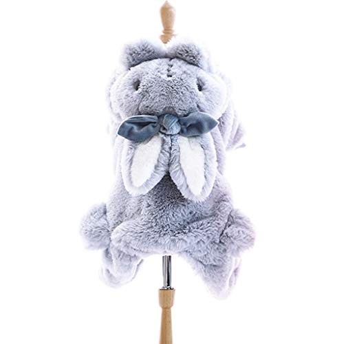 Warme Kleidung für HaustiereHerbst und Winter Vier Beine Hundekleidung Rosa Blau Farben Kleidung für Haustiere (Farbe: Blau Größe: X-Large) (Blau X) von Msuiiixcccc