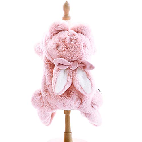 Warme Kleidung für HaustiereHerbst und Winter Vier Beine Hundekleidung Rosa blaue Farben Kleidung für Haustiere (Farbe: blau Größe: X-Large) (rosa X) von Msuiiixcccc