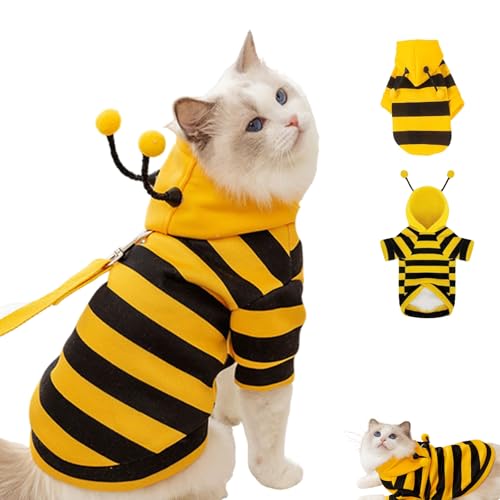 Bienen-hundekostüm,Katzen Bienenkostüm, Katzen Outfits, Haustier Biene Halloween Kostüm,niedliches Kostüm, Cosplay-Outfits,Haustierbedarf,Haustier Bienenkostü Mit Kapuze Für Kleines Hunde Und Katzen-L Bienen-hundekostüm,Katzen Bienenkostüm, Katzen Outfits, Haustier Biene Halloween Kostüm,niedliches Kostüm, Cosplay-Outfits,Haustierbedarf,Haustier Bienenkostü Mit Kapuze Für Kleines Hunde Und Katzen-L von Mtibfv
