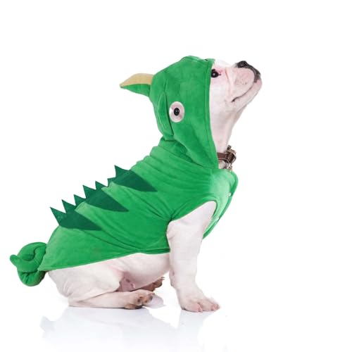 MuYaoPet Chamäleon-Hundekostüm für Halloween, Winter-Fleece, Haustier-Katzenmantel, Jacke für kleine, mittelgroße und große Hunde, lustige Kleidung, Kapuzenpullover, Labrador, Bulldogge, Chihuahua MuYaoPet Chamäleon-Hundekostüm für Halloween, Winter-Fleece, Haustier-Katzenmantel, Jacke für kleine, mittelgroße und große Hunde, lustige Kleidung, Kapuzenpullover, Labrador, Bulldogge, Chihuahua von MuYaoPet