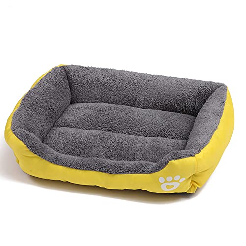 Hundebett-Matte, extra weich, für große und mittelgroße und kleine Welpen, Katzen, gemütlich, schlafendes Haustierbett, wasserdicht, rutschfeste Unterseite Hundebett-Matte, extra weich, für große und mittelgroße und kleine Welpen, Katzen, gemütlich, schlafendes Haustierbett, wasserdicht, rutschfeste Unterseite von Mucee