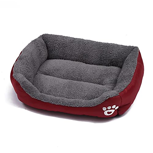 Hundebett-Matte, extra weich, für große und mittelgroße und kleine Welpen, Katzen, gemütlich, schlafendes Haustierbett, wasserdicht, rutschfeste Unterseite, Hundezubehör Hundebett-Matte, extra weich, für große und mittelgroße und kleine Welpen, Katzen, gemütlich, schlafendes Haustierbett, wasserdicht, rutschfeste Unterseite, Hundezubehör von Mucee