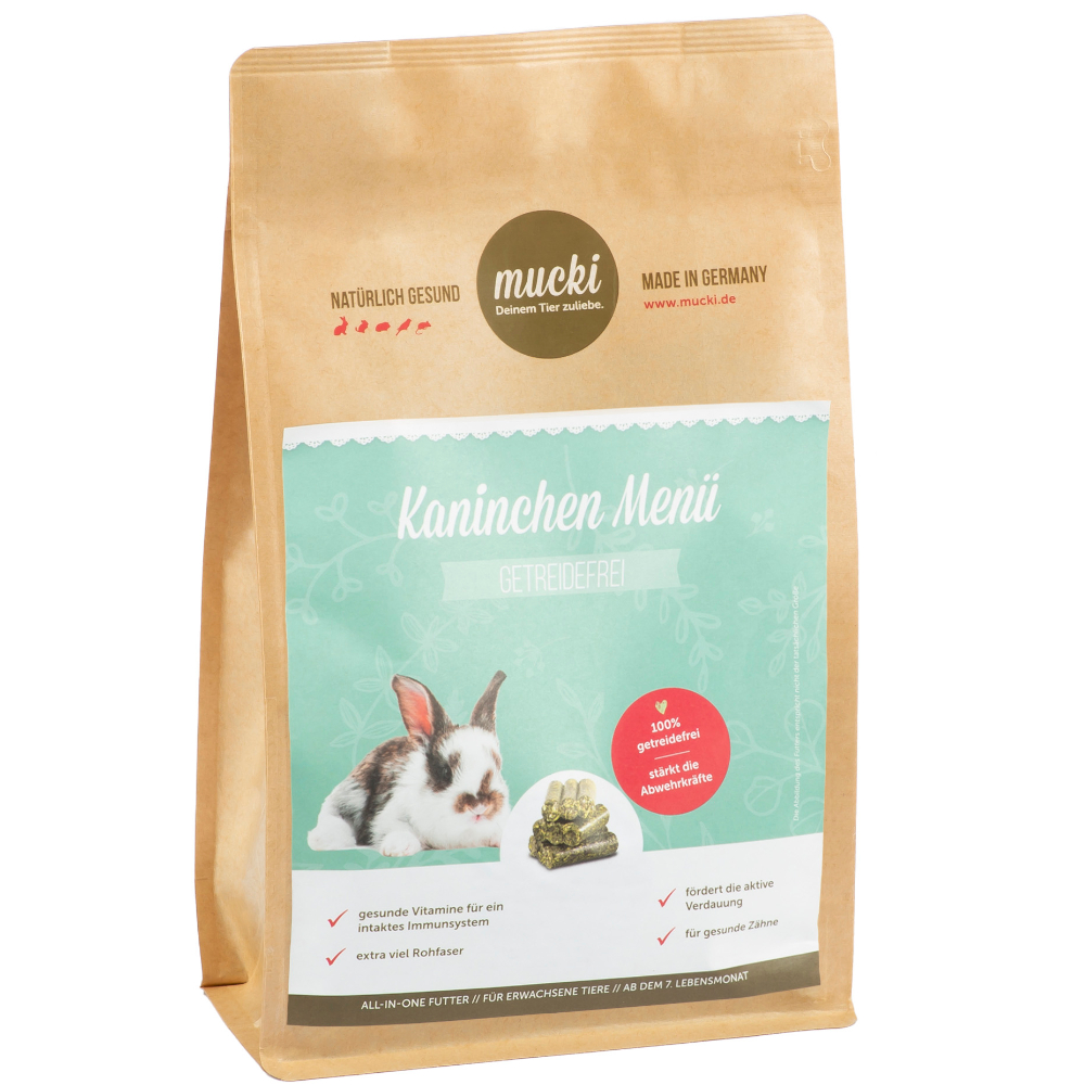 Mucki Kaninchen Menü Getreidefrei - 2 kg von Mucki