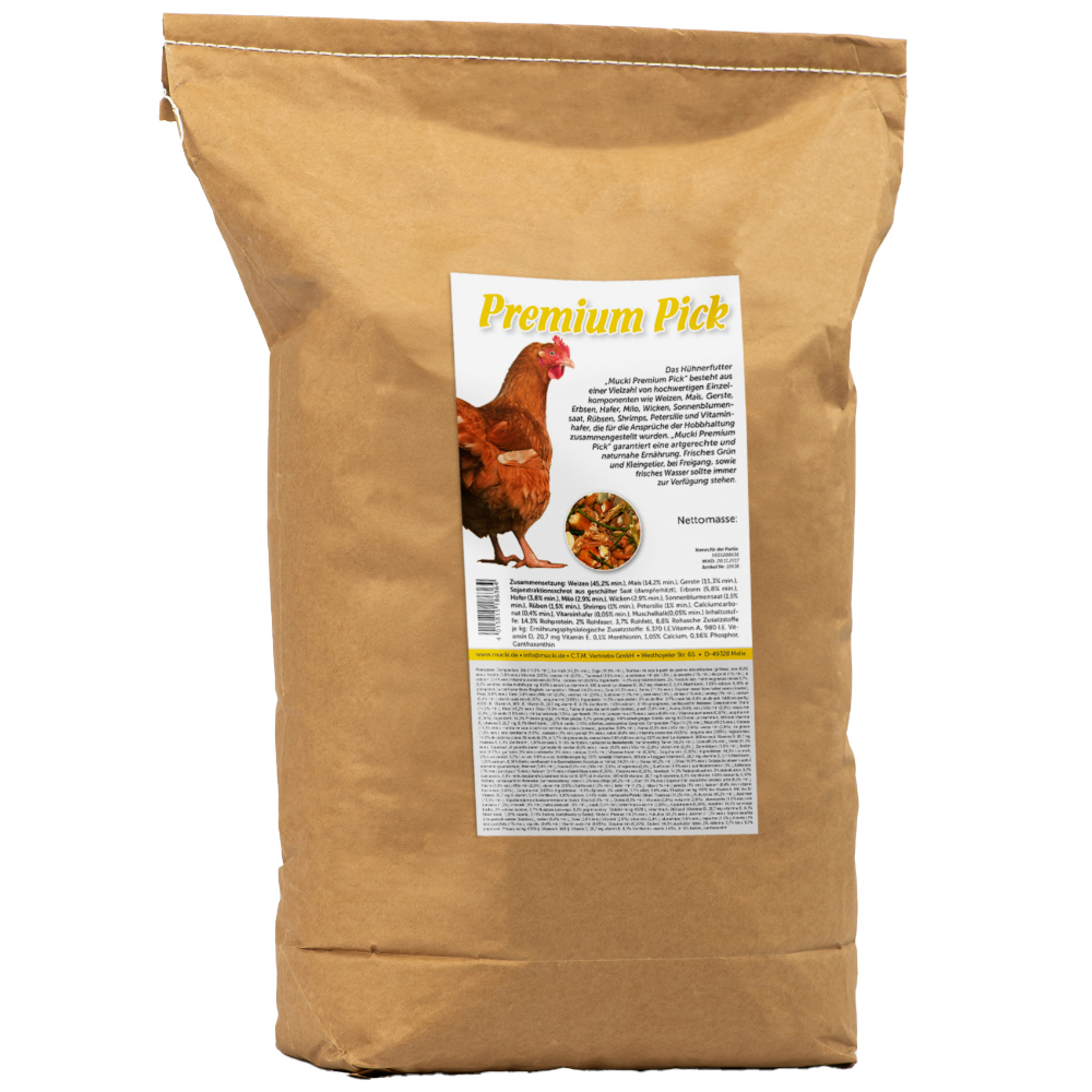 Mucki Premium Pick Hühnerfutter - 3,5 kg von Mucki