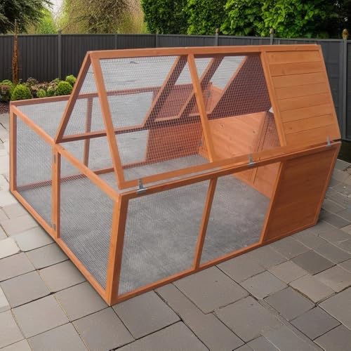 Mucola Freilaufgehege klappbar Kleintierstall draußen Outdoor Hasenstall 160x119x60cm Freigehege aus Holz mit Gitter Ausbruchsperre Freilauf Mucola Freilaufgehege klappbar Kleintierstall draußen Outdoor Hasenstall 160x119x60cm Freigehege aus Holz mit Gitter Ausbruchsperre Freilauf von Mucola