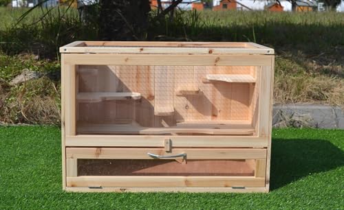 Mucola Kleintierkäfig 60x35x42 cm Kleintiergehege 5 stöckig Holz Hamsterkäfig inklusive aufklappbarem Deckel Nagervilla Mäusekäfig Mucola Kleintierkäfig 60x35x42 cm Kleintiergehege 5 stöckig Holz Hamsterkäfig inklusive aufklappbarem Deckel Nagervilla Mäusekäfig von Mucola
