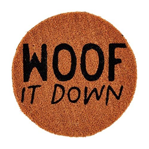 Mud Pie Woof Coir Futternapf-Matte, 33 cm Durchmesser Mud Pie Woof Coir Futternapf-Matte, 33 cm Durchmesser von Mud Pie