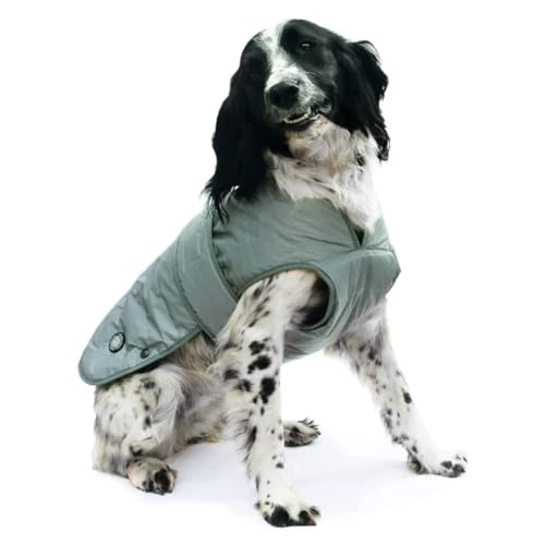 Muddy Paws Ultimate Reflektierender Hundemantel, Größe M, silberfarben von Muddy Paws