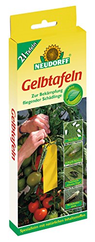 Neudorff Gelbtafeln (kleinformatig) 21 Stück, Insektenfänger, Insektenschutz von Mühlan Zoobedarf