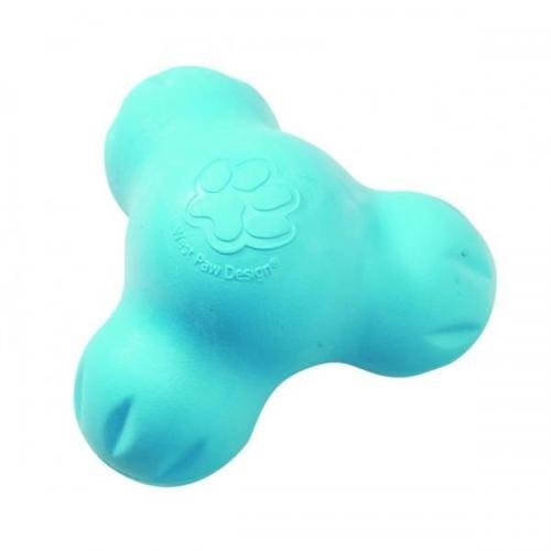 West Paw Tux 12 cm Aqua, Hundespielzeug, Geschicklichkeitsspiel für Tiere von Mühlan Zoobedarf