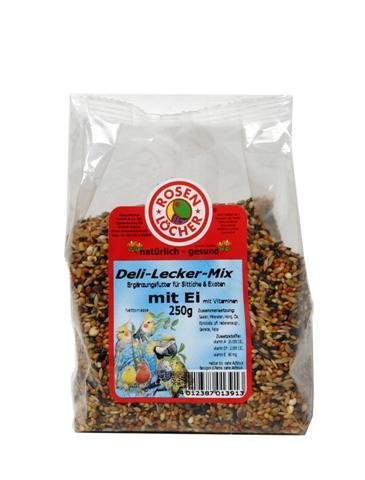 Mühlan 8X DeliLeckerMix mit Ei 250g, f. Wellensittiche, Vogelfutter von Mühlan