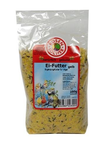 Mühlan 8X Eifutter gelb 250g, für Kanarien und Exoten, Vogelfutter von Mühlan