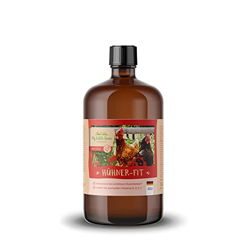 My Little Farm Hühner-Fit, Vitamine für Hühner, Ergänzungsfutter mit Vitamin ADEC, für vitale und gesunde Hühner, wasserlösliche Rezepur von Mühldorfer My Little Farm